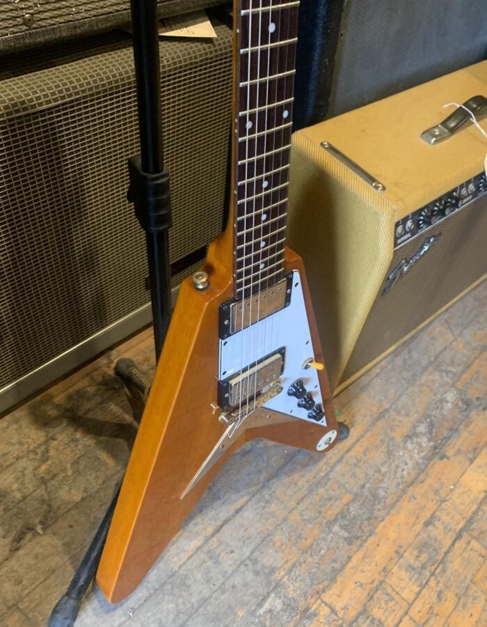 Epiphone Joe Bonamassa Amos ‘58 Korina Flying V - Image 9