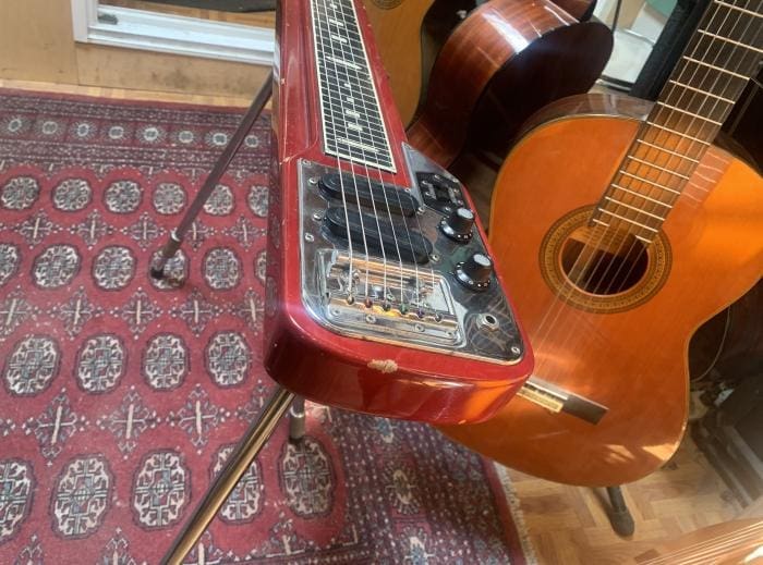 MIJ Guyatone Steel Guitar - Image 3
