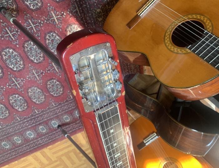 MIJ Guyatone Steel Guitar - Image 4